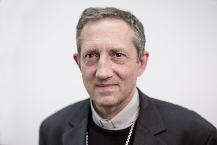 06 novembre 2014 : Mgr Pierre-Yves MICHEL, évêque de Valence. Lourdes (65), France. November 6, 2014 : Pierre-Yves MICHEL, bishop of Valence, France.