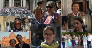 Visages de catéchistes et accompagnateurs du catéchuménat lors du Jubilé des catéchistes à Rome, en Septembre 2016.