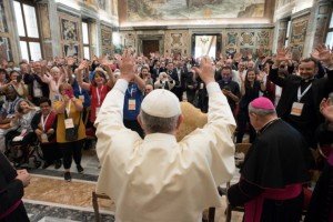 pape à Rome congrès handicap