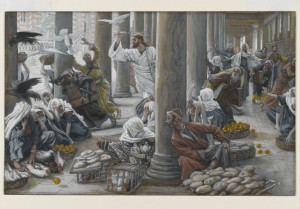 Les Vendeurs chassés du Temple, de James Tissot.
