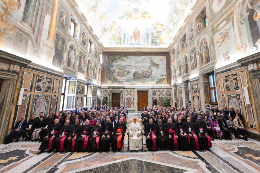 photo de groupe avec le Pape (1)